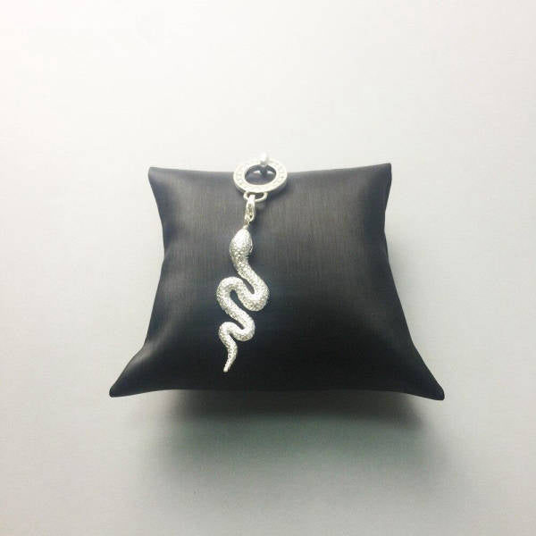 Collier Chaîne En Argent Massif 925 - Maille Art Nouveau Serpent - Élégant Et Intemporel