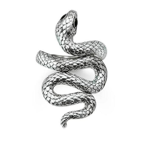 Bague Serpent Argent l Snake Temple