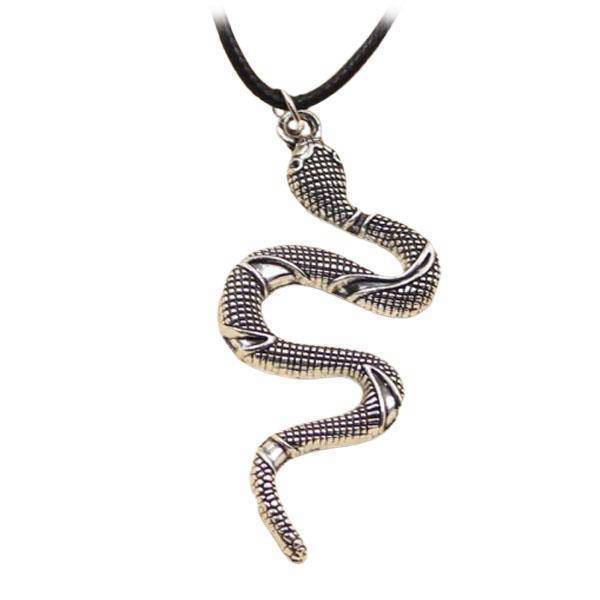 Collier Ras Du Cou En Argent 925 - Motif Serpents Entrelacés - Longueur 40 Cm - Occasion Très Bon état