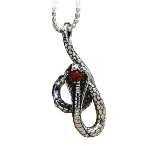 Collier deux rangs serpent médaille rectangle argent Collier deux rangs serpent médaille rectangle argent