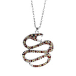 Collier Serpent Lovage de Rubis (Zirconium)