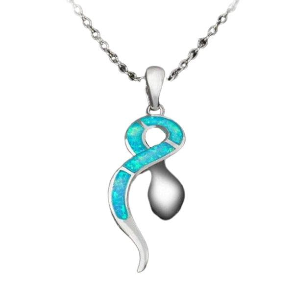 Collier Pendentif Serpent - Oxyde De Zirconium - Plaqué Or 18 Carats - Bijouxia - Neuf Avec étiquettes