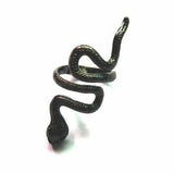 Grande Bague Serpent Acier l Snake Temple