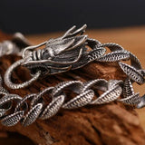 Bracelet Serpent Massif (Argent)