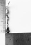 Boucle d'Oreille Serpent Perle (Zirconium)